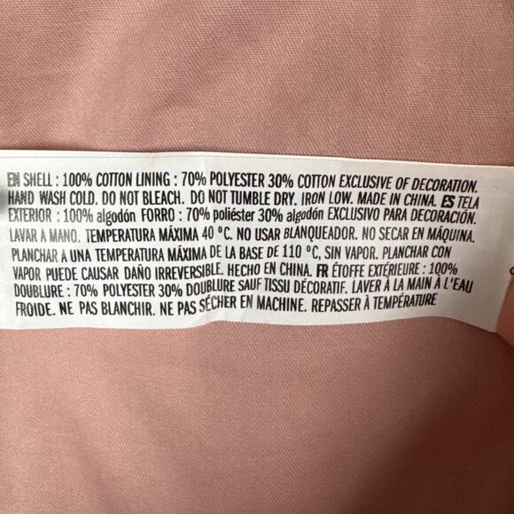 English Factory Women's Lace Inserted Mini Dress Blush Size L Feminine Flirty - Picture 9 of 9